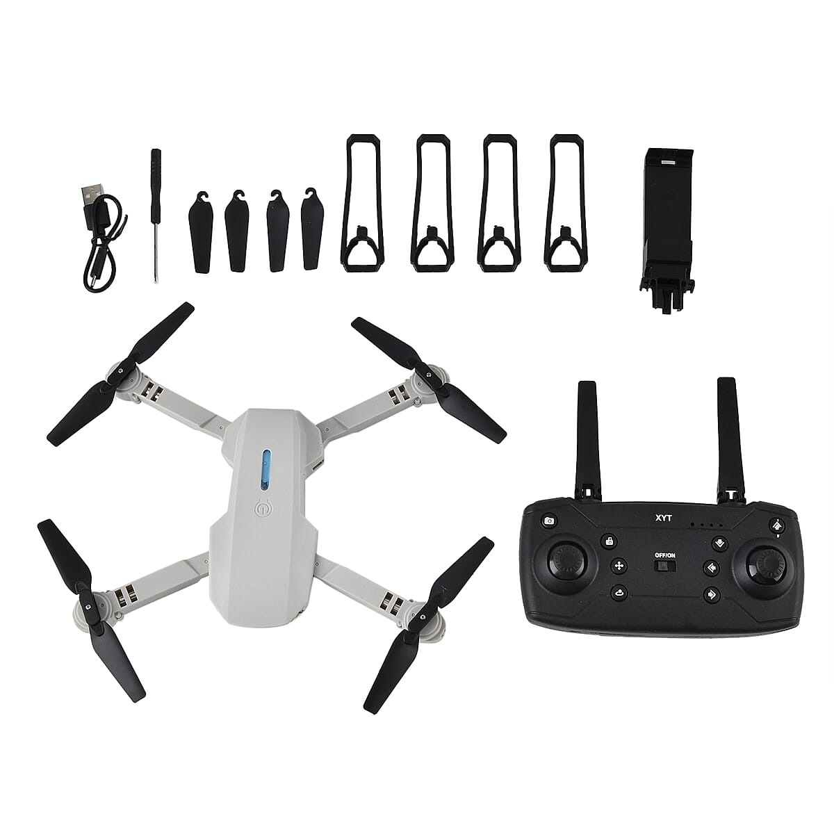 Foldable Single Camera Drone Quadcopter with Remote Controller image number 0