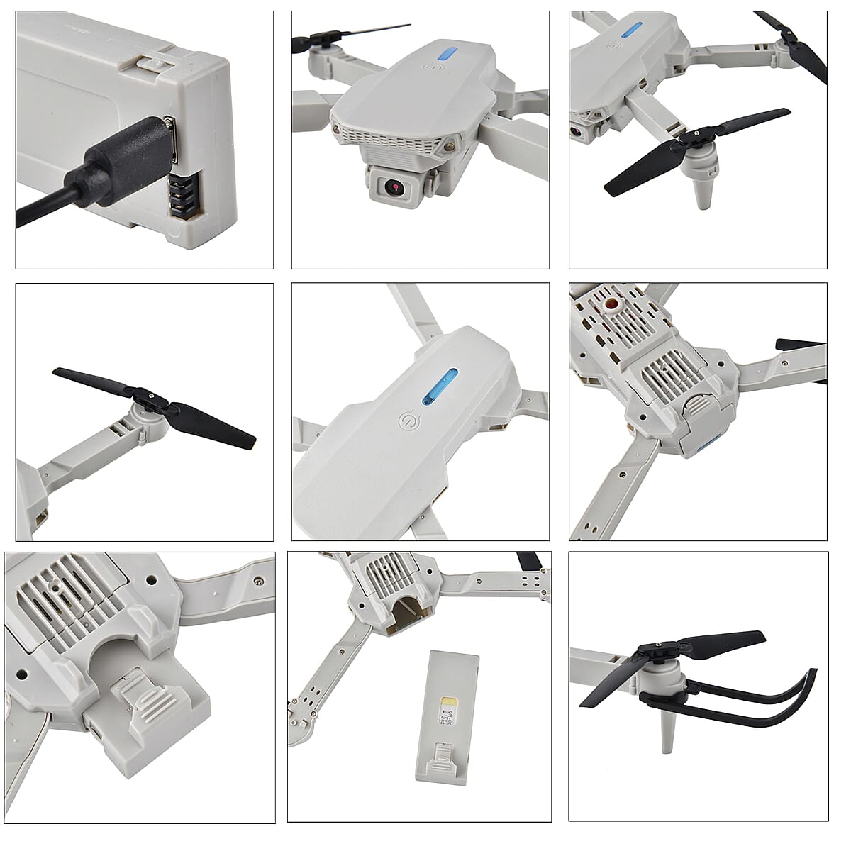 Foldable Single Camera Drone Quadcopter with Remote Controller image number 4