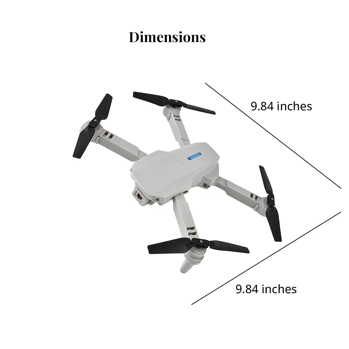 Foldable Single Camera Drone Quadcopter with Remote Controller image number 7