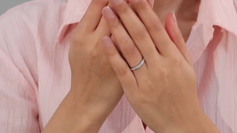 Moissanite Half Eternity Band Ring in Platinum Over Sterling Silver (Size 10.0) 0.60 ctw
