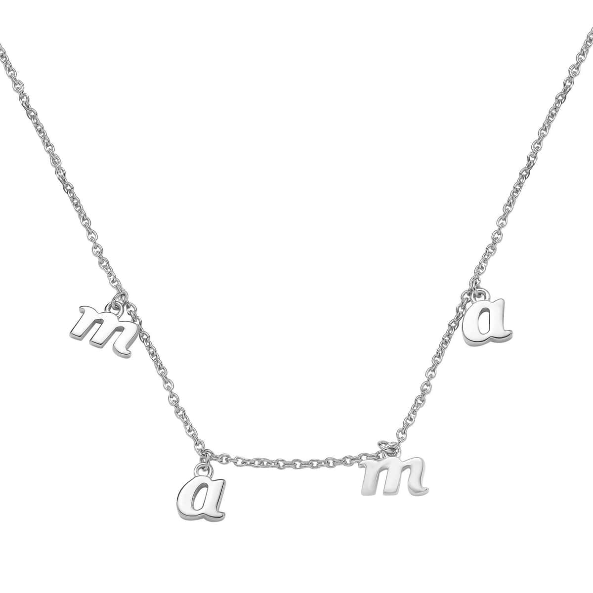 Vermeil YG Over Sterling Silver mama Necklace (18-20 Inches) (12.40 g) image number 0
