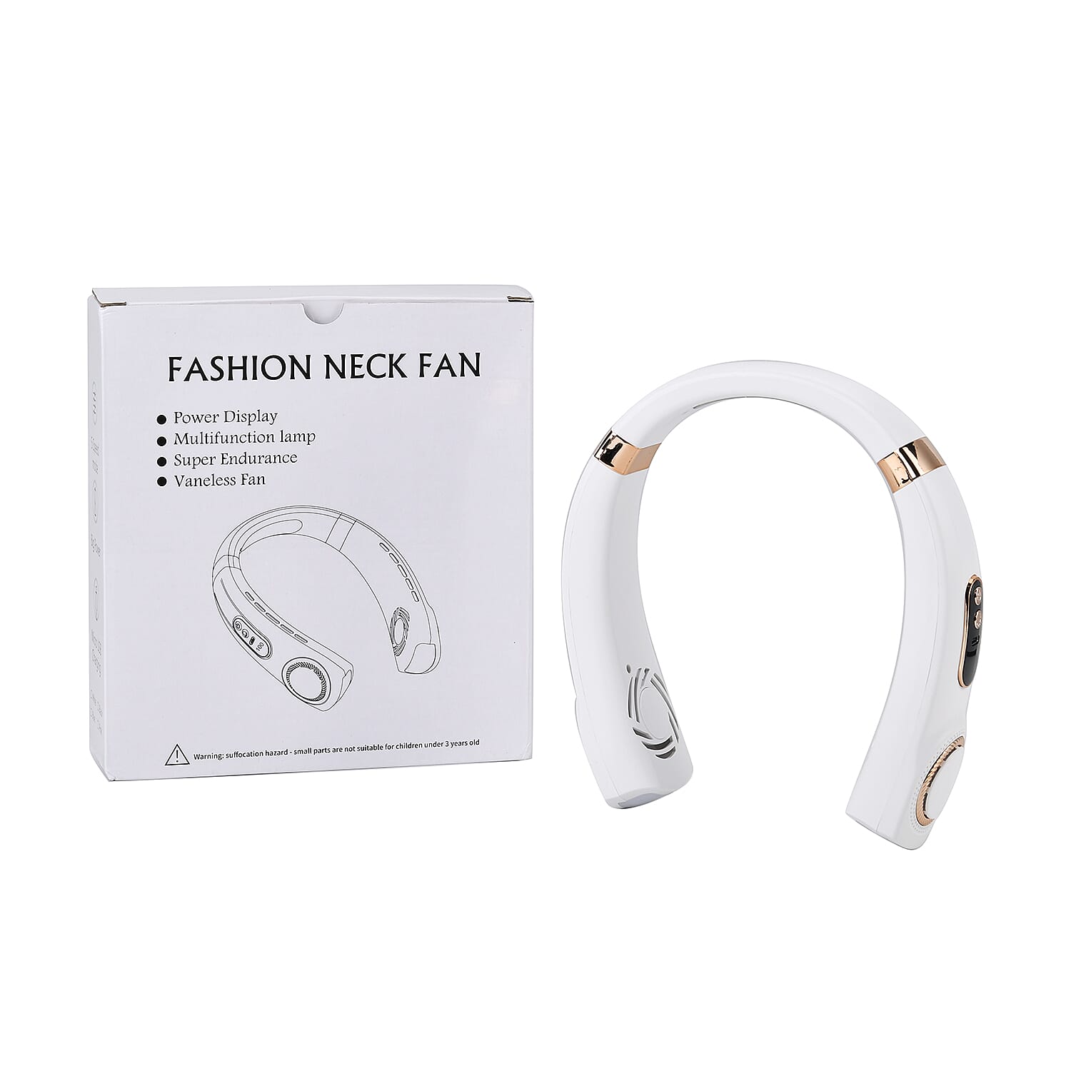Bladeless Hanging Neck Fan with Ambient Light (DC5V-1A 5W)