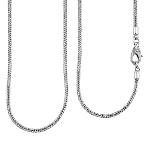 Sterling Silver Necklace (18 Inches) 15.34 g