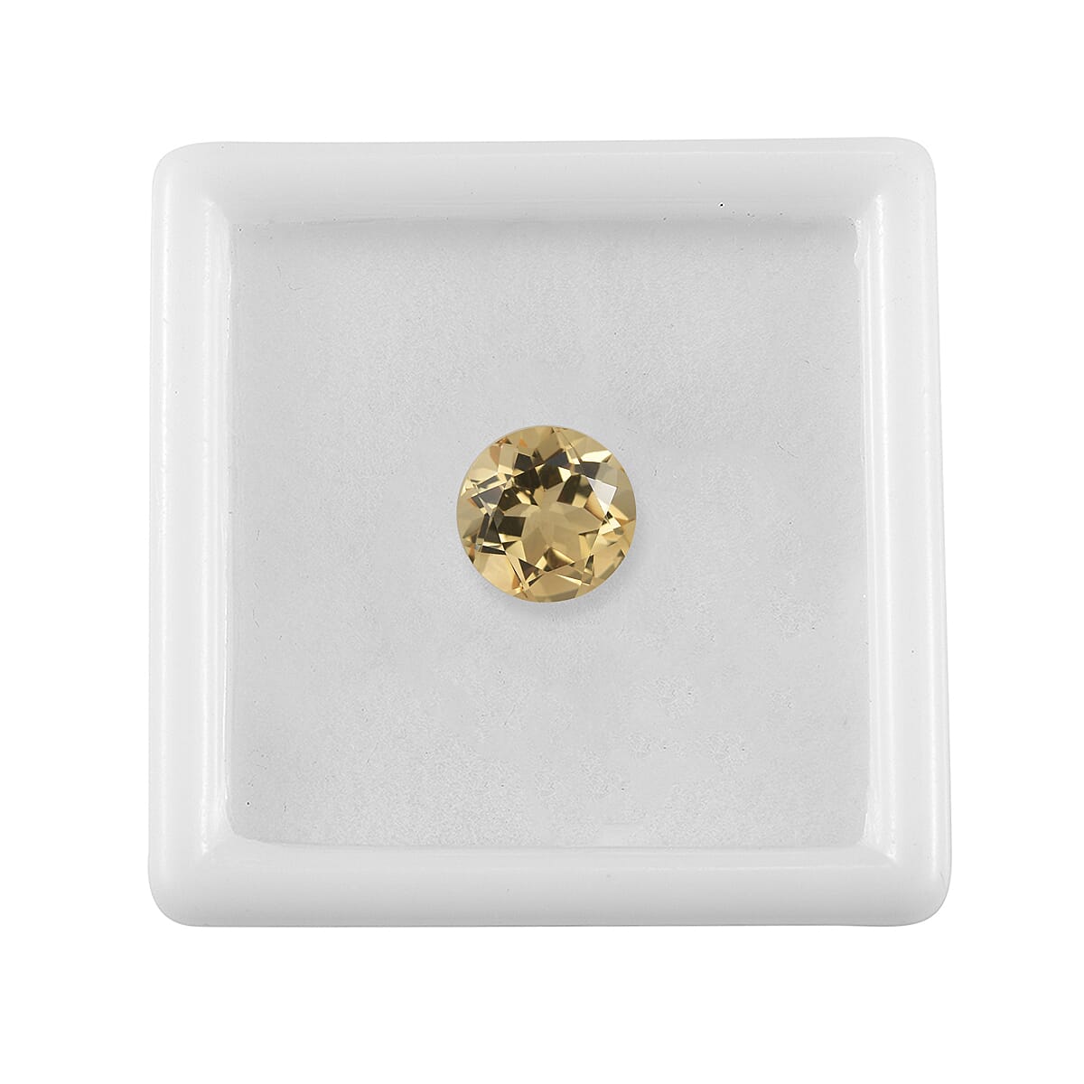 Brazilian Citrine (Rnd 9 mm) 2.40 ctw Loose Gemstone image number 2