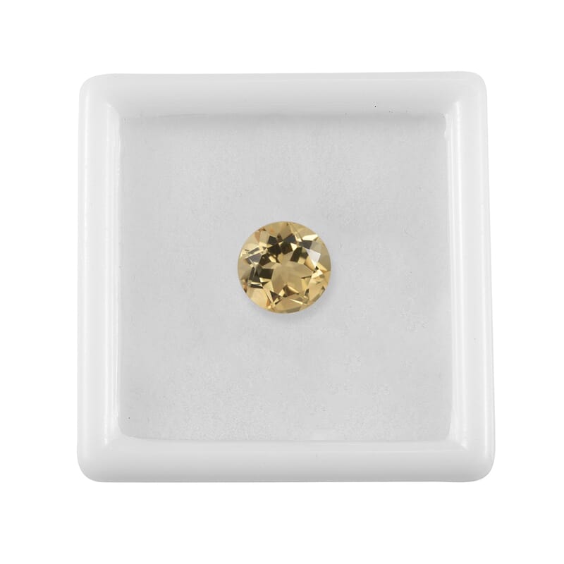 Brazilian Citrine (Rnd 9 mm) 2.40 ctw Loose Gemstone