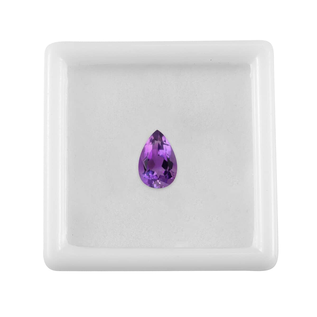AA Moroccan Amethyst (Pear 9x6 mm) 1.05 ctw Loose Gemstone image number 2