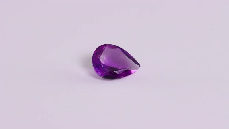AA Moroccan Amethyst (Pear 9x7 mm) 1.34 ctw Loose Gemstone