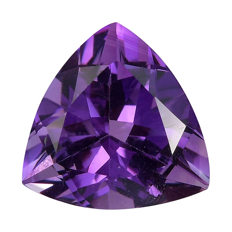 Moroccan Amethyst (Trl 9 mm) 2.15 ctw Loose Gemstone