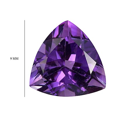 Moroccan Amethyst (Trl 9 mm) 2.15 ctw Loose Gemstone