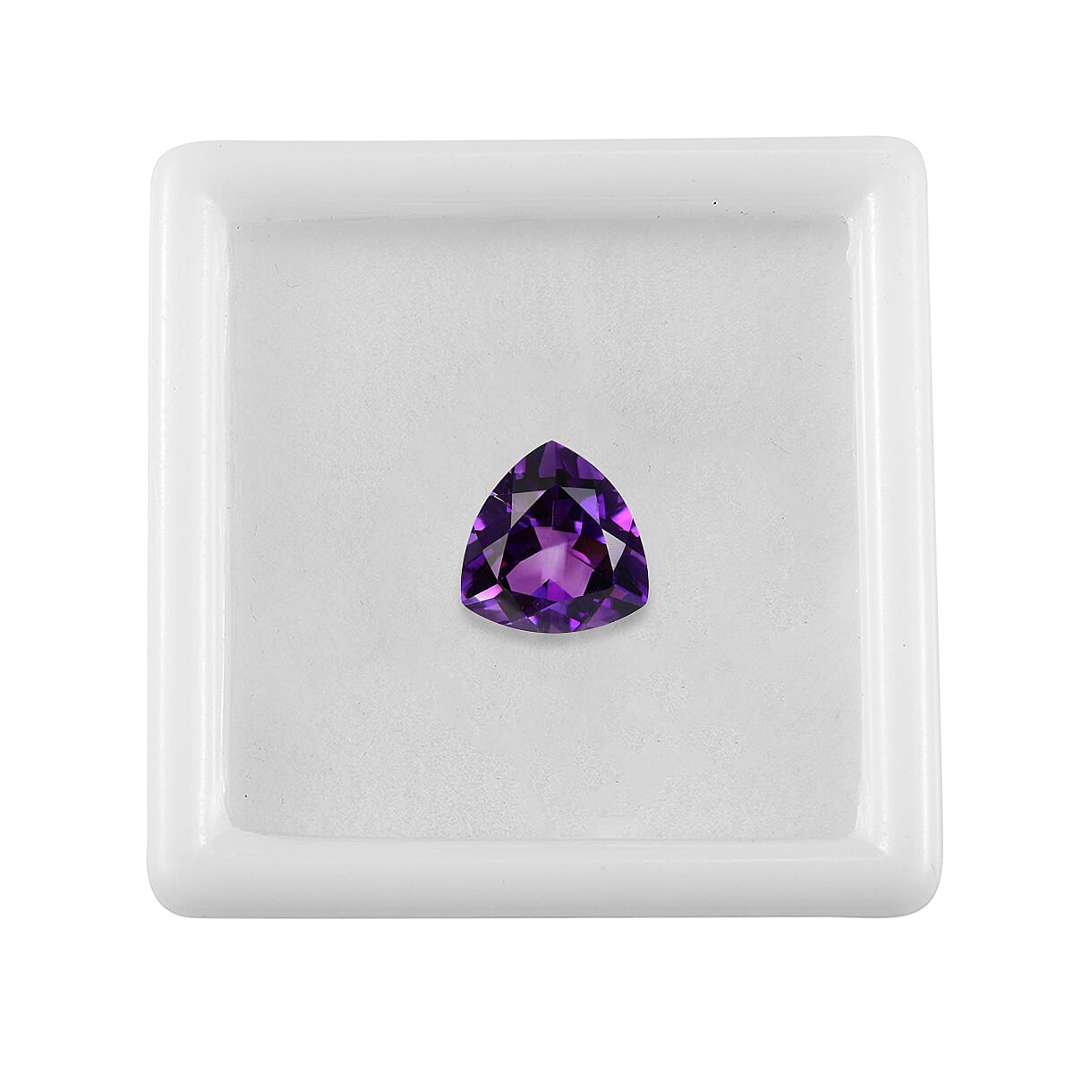 AA Moroccan Amethyst (Trl 9 mm) 2.17 ctw Loose Gemstone image number 2