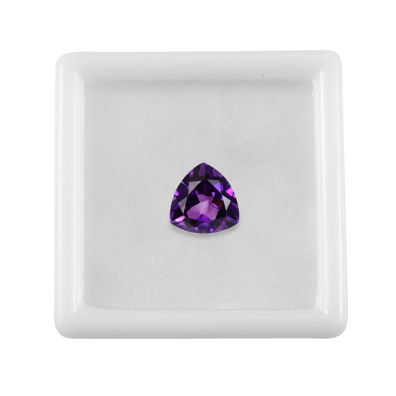 AA Moroccan Amethyst (Trl 9 mm) 2.17 ctw Loose Gemstone