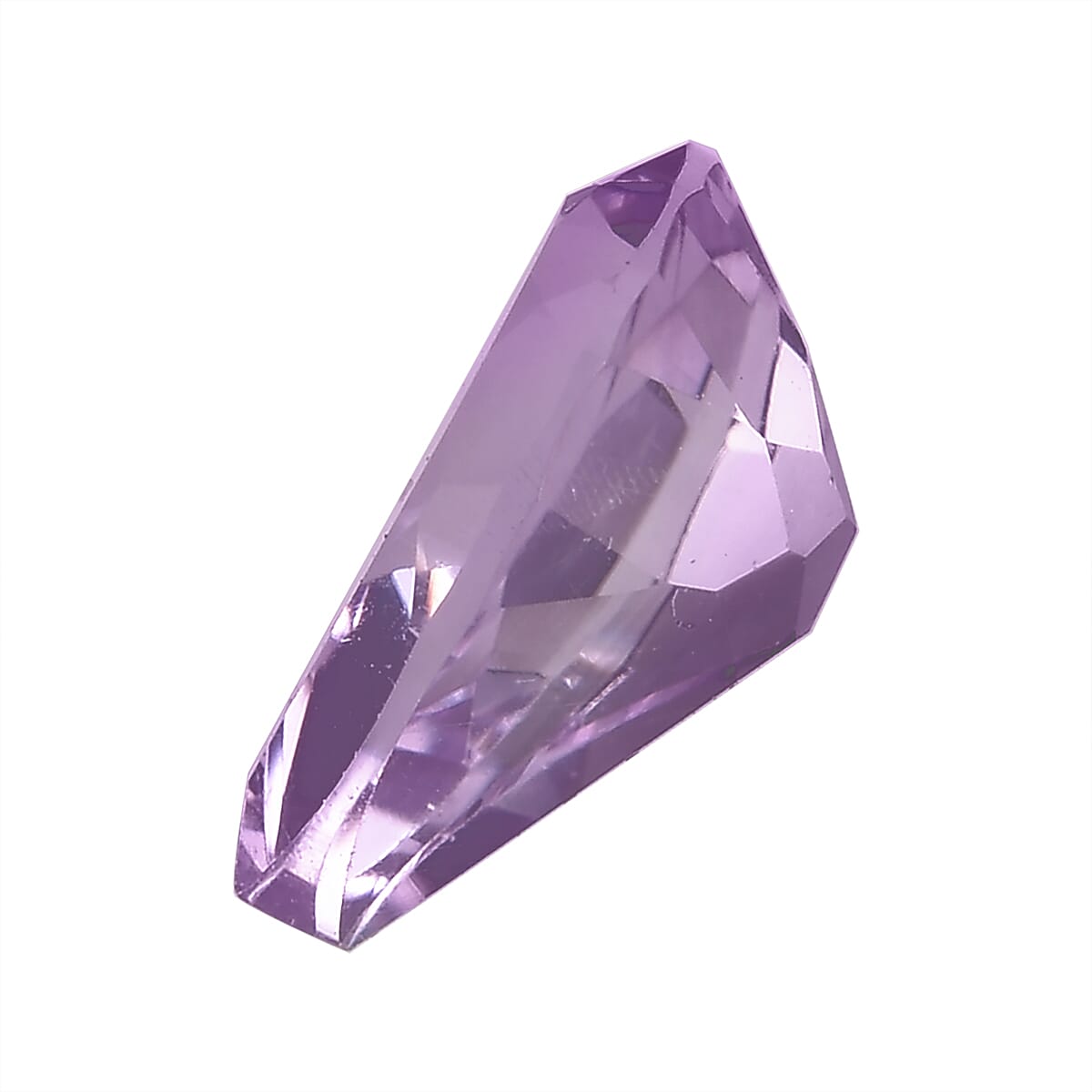 Rose De France Amethyst Set of 5 (Pear 8x6 mm) 4.78 ctw Loose Gemstone image number 1