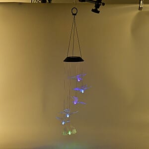 Livmore Multicolor Slow Flashing LED Solar Wind Chime (1.2V/AA 600mAh Ni-MH)