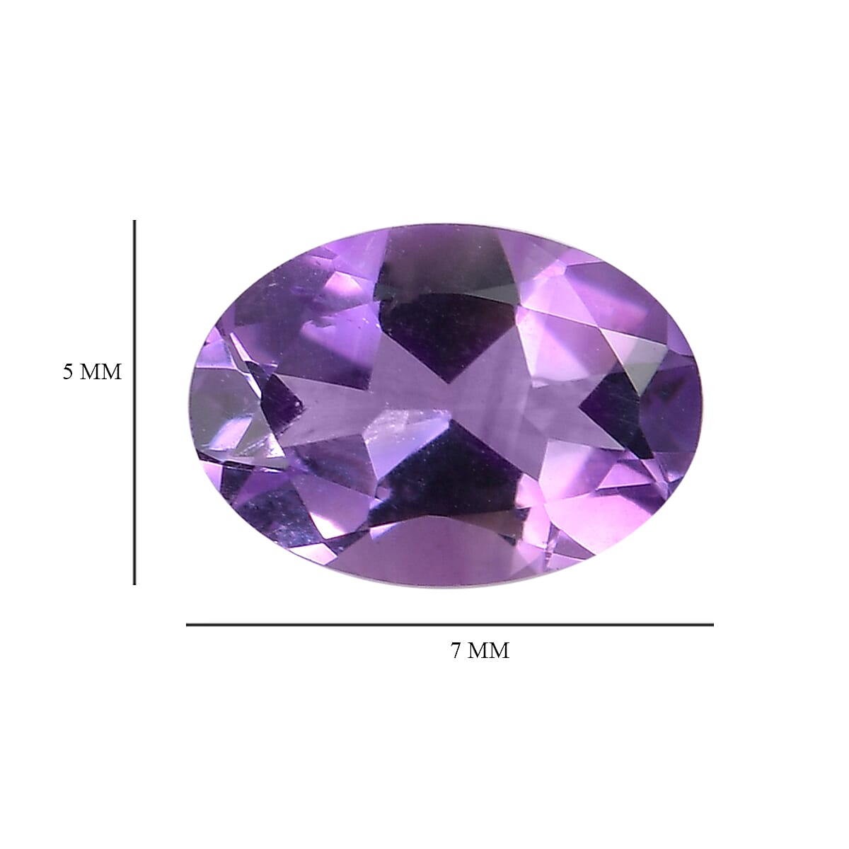 Moroccan Amethyst Set of 2 (Ovl 7x5 mm) 1.33 ctw Loose Gemstone