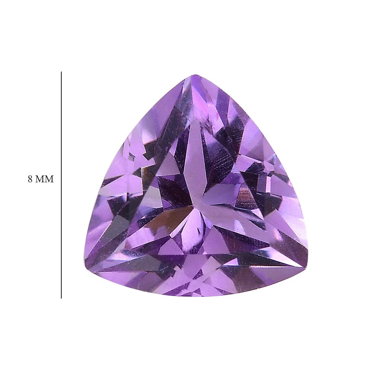 Moroccan Amethyst (Trl 8 mm) 1.58 ctw Loose Gemstone image number 3