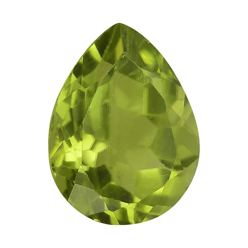 Peridot (Pear 9x7 mm) 1.61 ctw Loose Gemstone