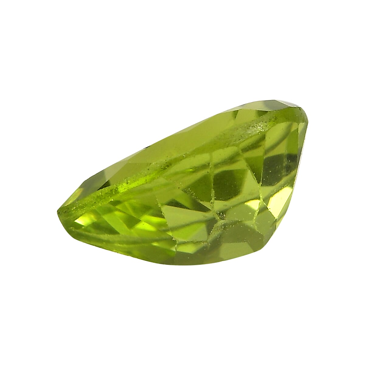 Peridot (Pear 9x7 mm) 1.61 ctw Loose Gemstone image number 1