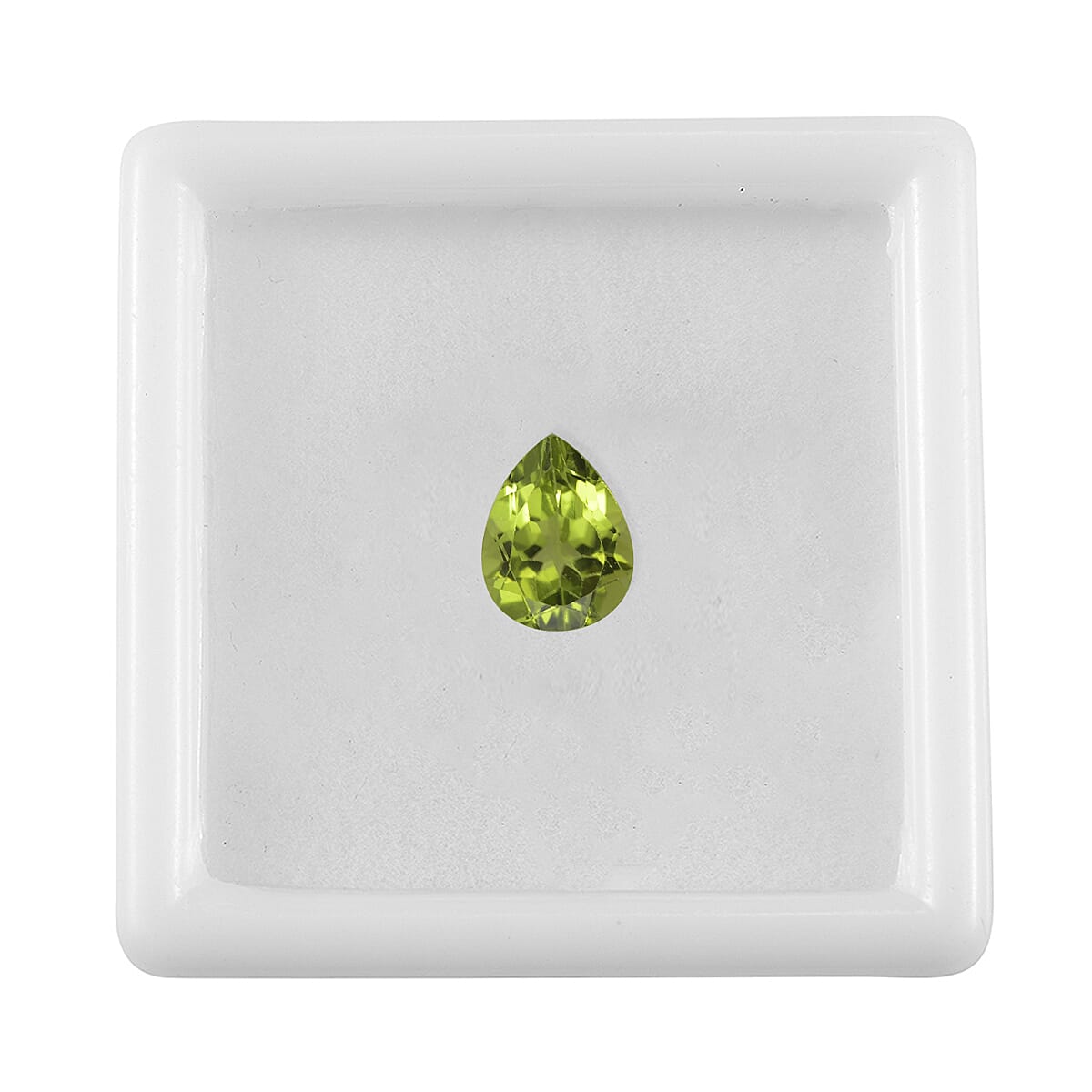 AA Peridot (Pear 9x7 mm) 1.57 ctw Loose Gemstone