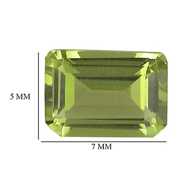 Peridot Set of 4 (Oct 7x5 mm) 3.57 ctw Loose Gemstone