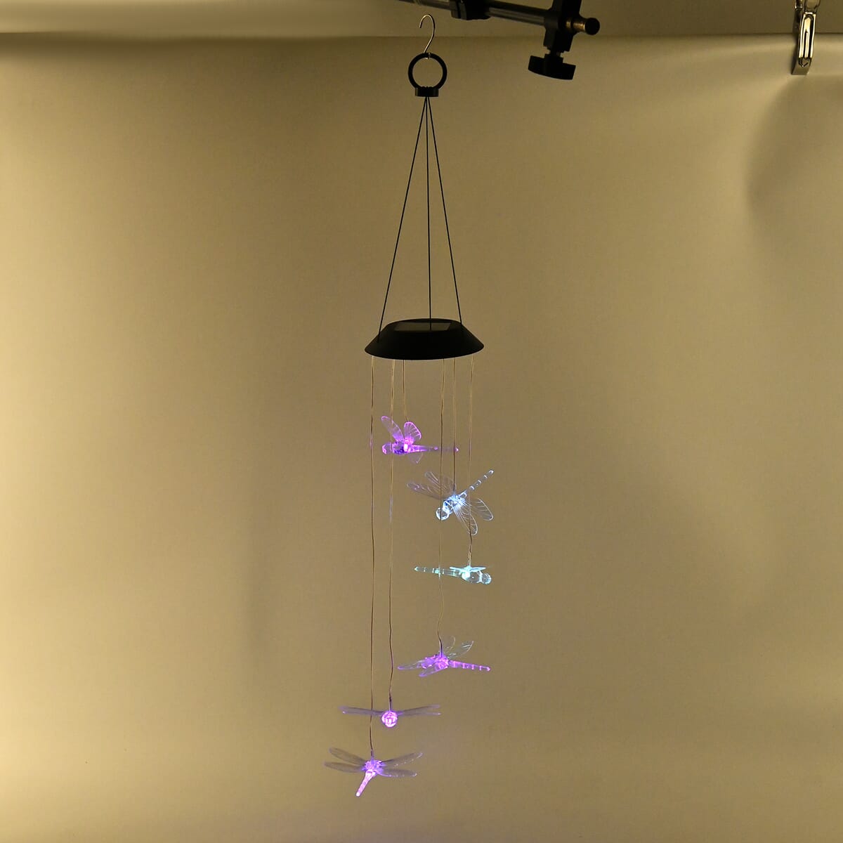 Slow Flashing LED Solar Wind Chime image number 1