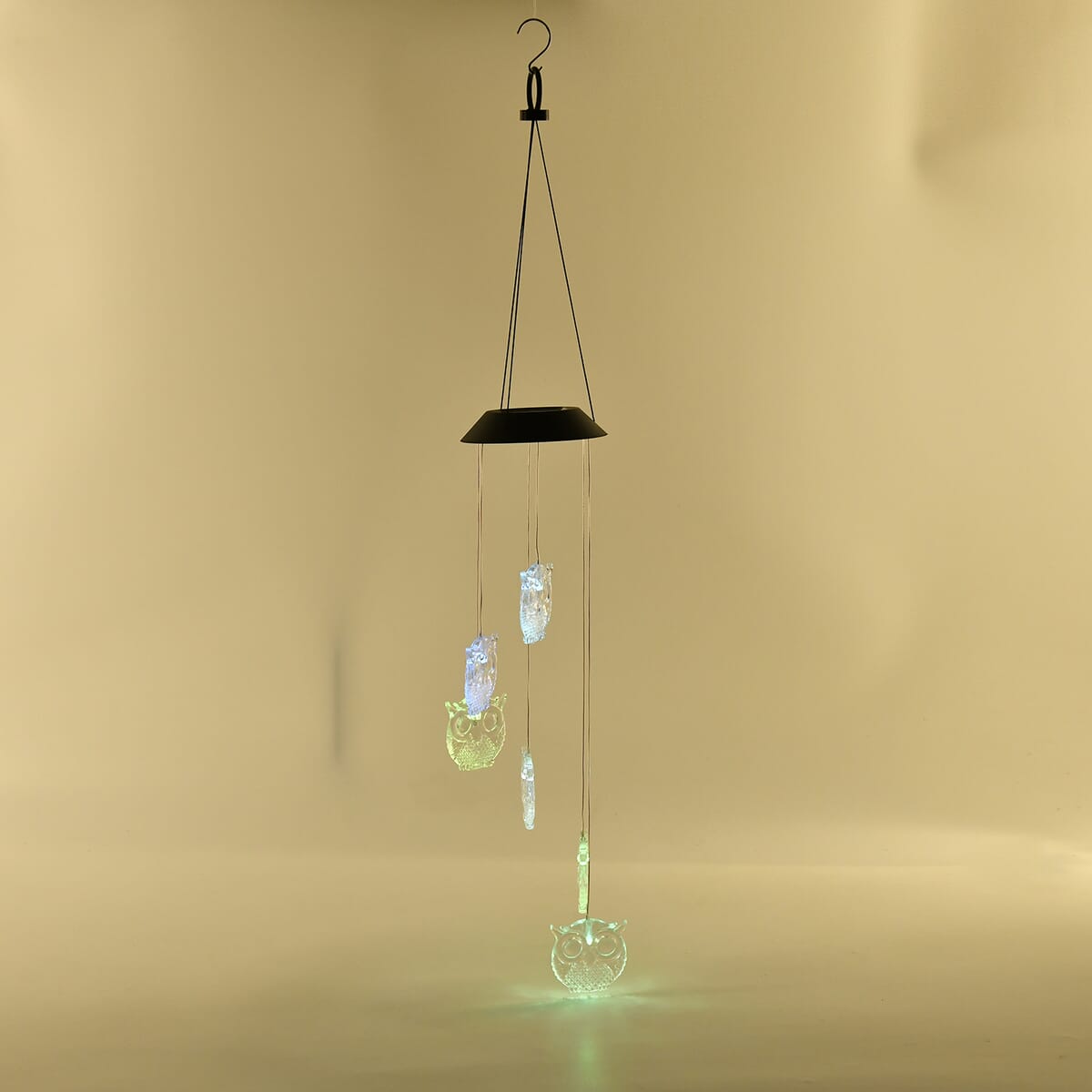Multicolor Slow Flashing LED Solar Wind Chime (1.2V/AA 600mAh Ni-MH) image number 1