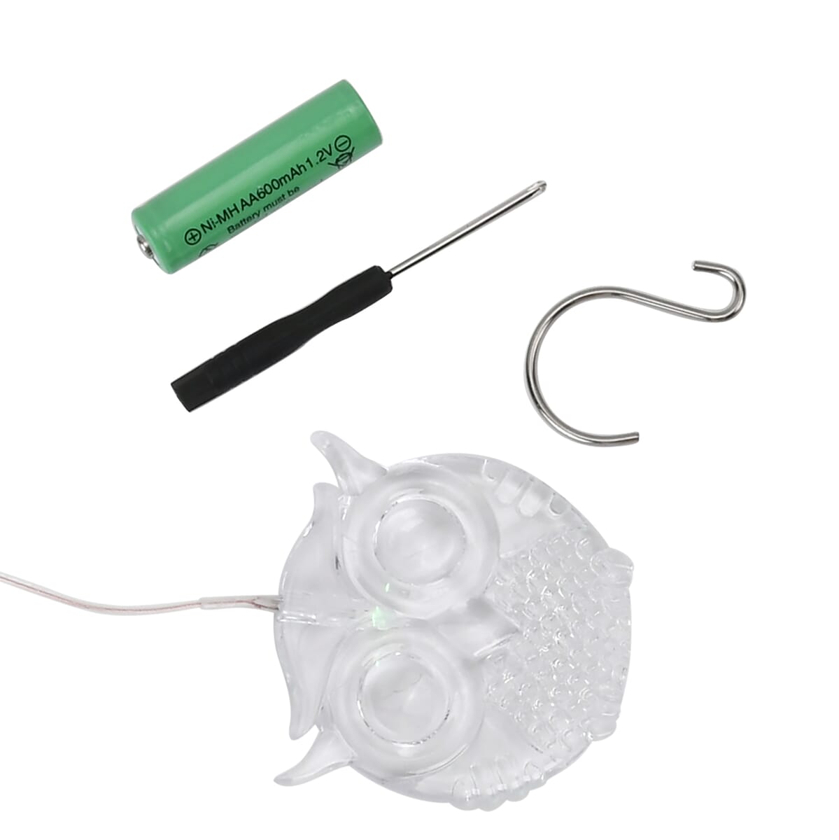 Multicolor Slow Flashing LED Solar Wind Chime (1.2V/AA 600mAh Ni-MH) image number 2