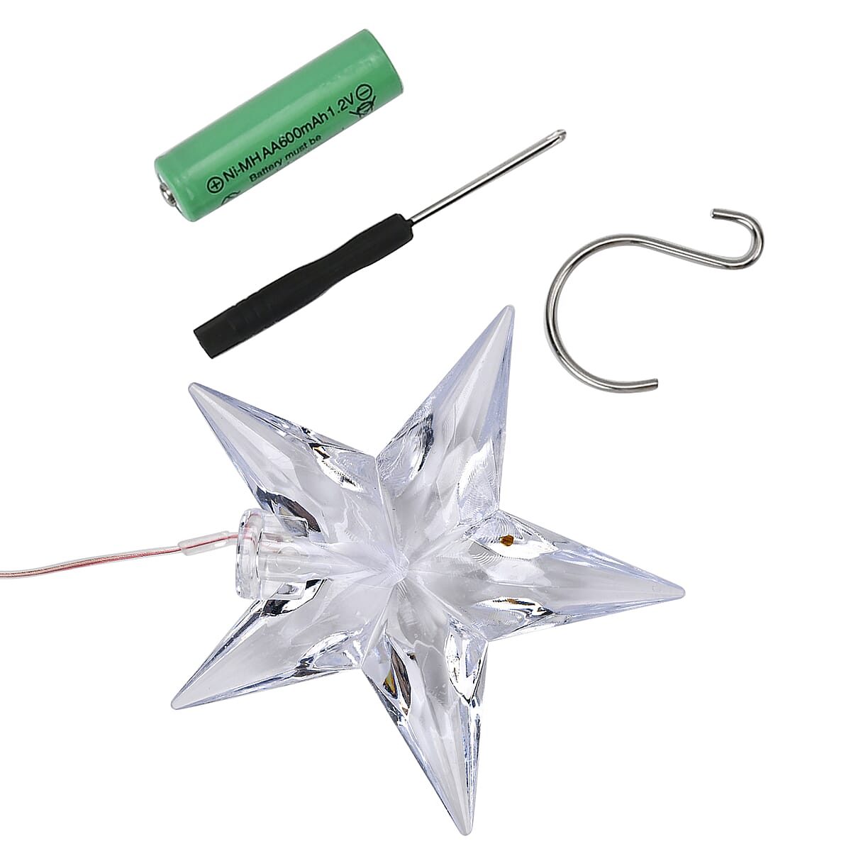 Multicolor Slow Flashing LED Solar Wind Chime (1.2V/AA 600mAh Ni-MH) image number 2