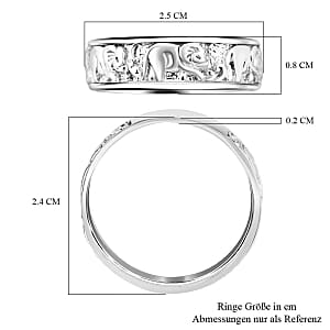 Elephant Ring in Sterling Silver (Size 6.5)