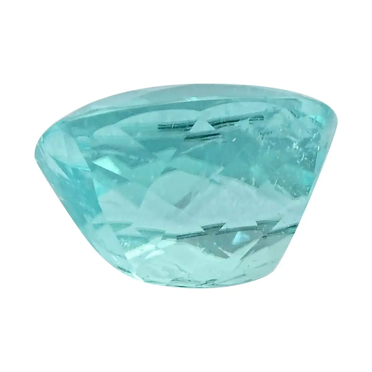 Certified & Appraised AAAA Paraiba Tourmaline (Cush 9.5x9 mm) 3.50 ctw image number 2