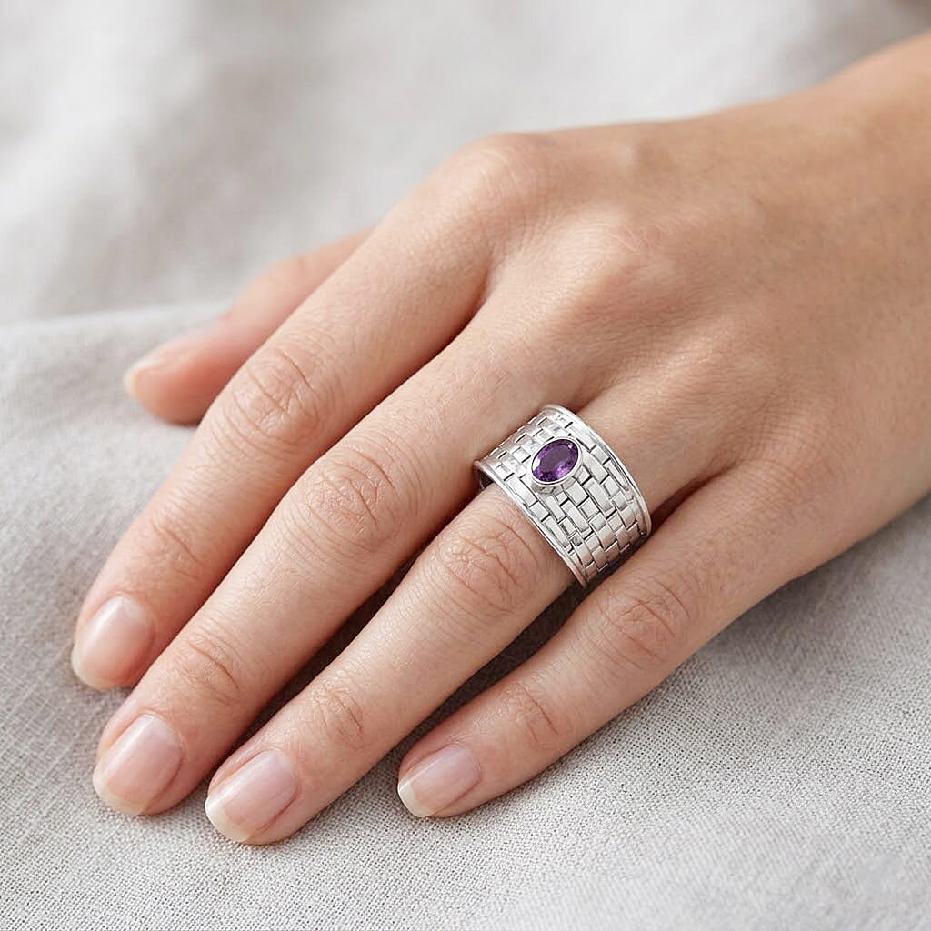 Ilakaka Hot Pink Sapphire (FF) 0.70 ctw Ring in Sterling Silver (Size 6.5)