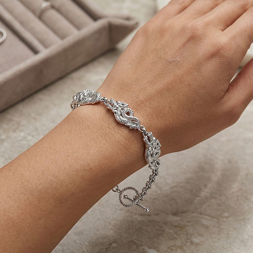 Bracelet in Sterling Silver (7.50 In) (9.85 Grams)