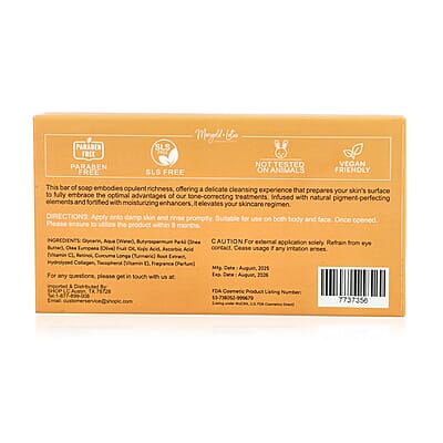 Marigold and Lotus Set of 2 Soaps- Kojic Acid