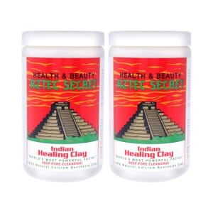 Ankur's Treasure Chest - Indian Healing Clay by Aztec Secret 2 lbs Pack of 2