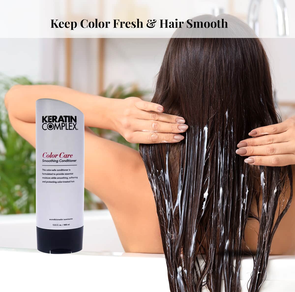 Keratin Color Care Smoothing Conditioner by Keratin Complex- 13.5 oz image number 2