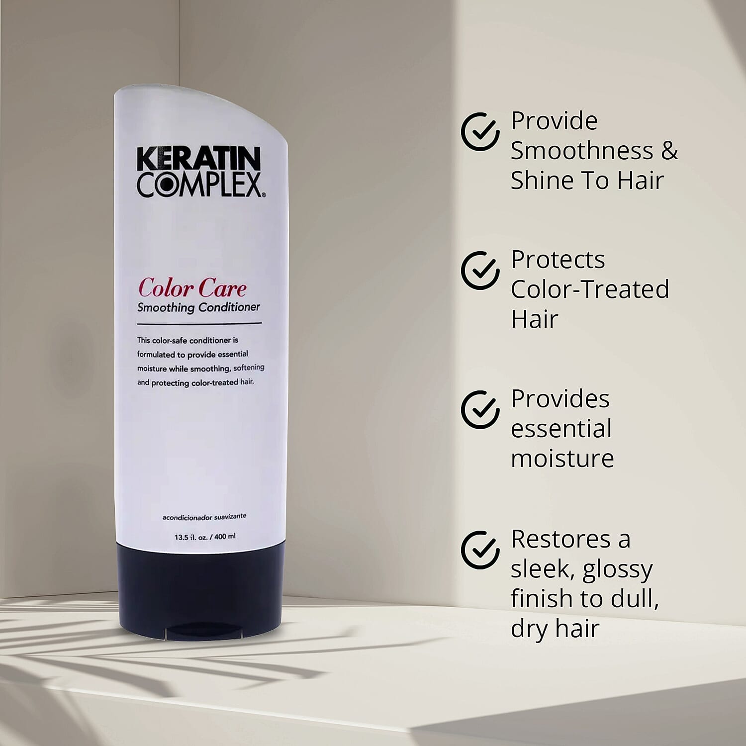 Keratin Color Care Smoothing Conditioner by Keratin Complex- 13.5 oz