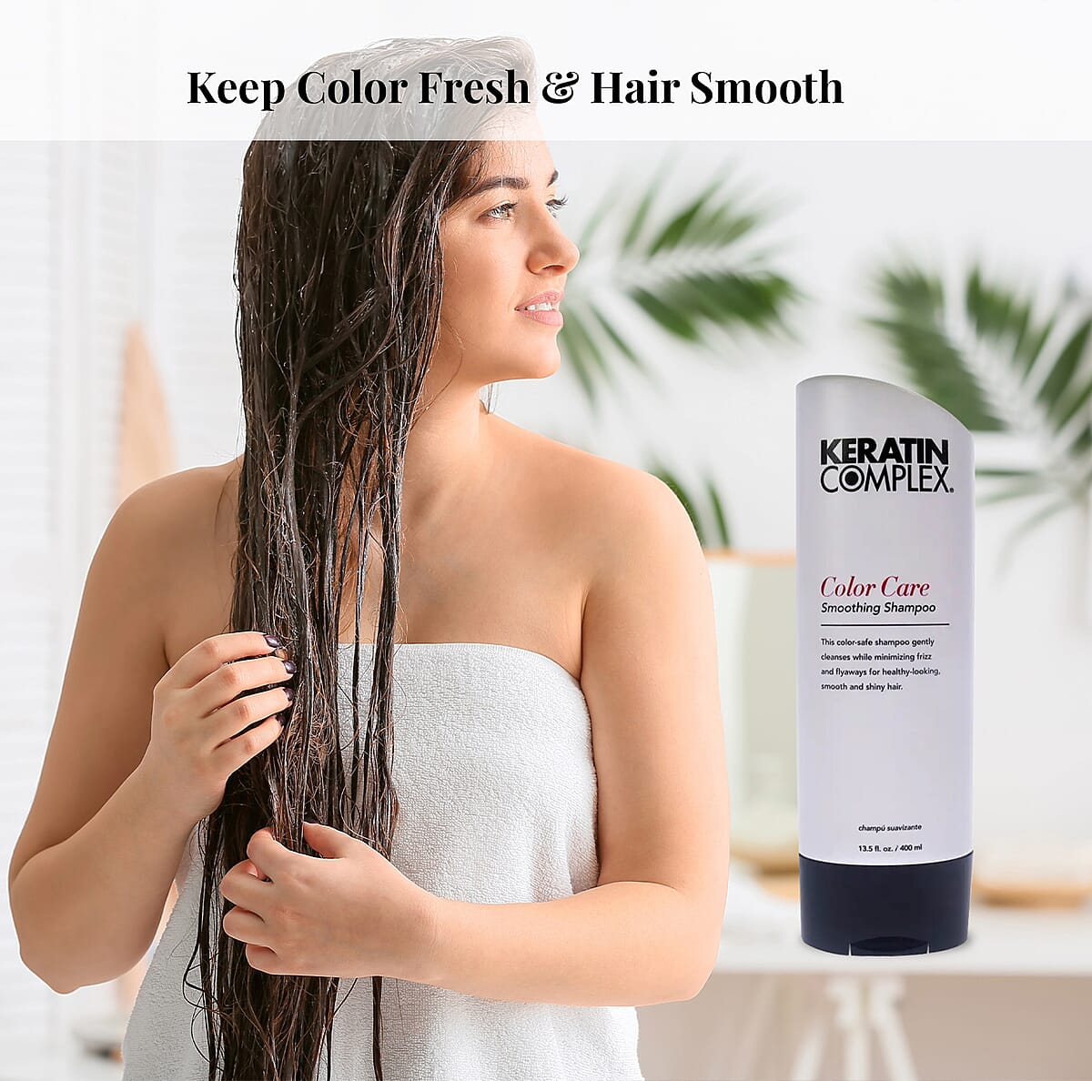 Keratin Color Care Smoothing Shampoo by Keratin Complex - 13.5 oz image number 2