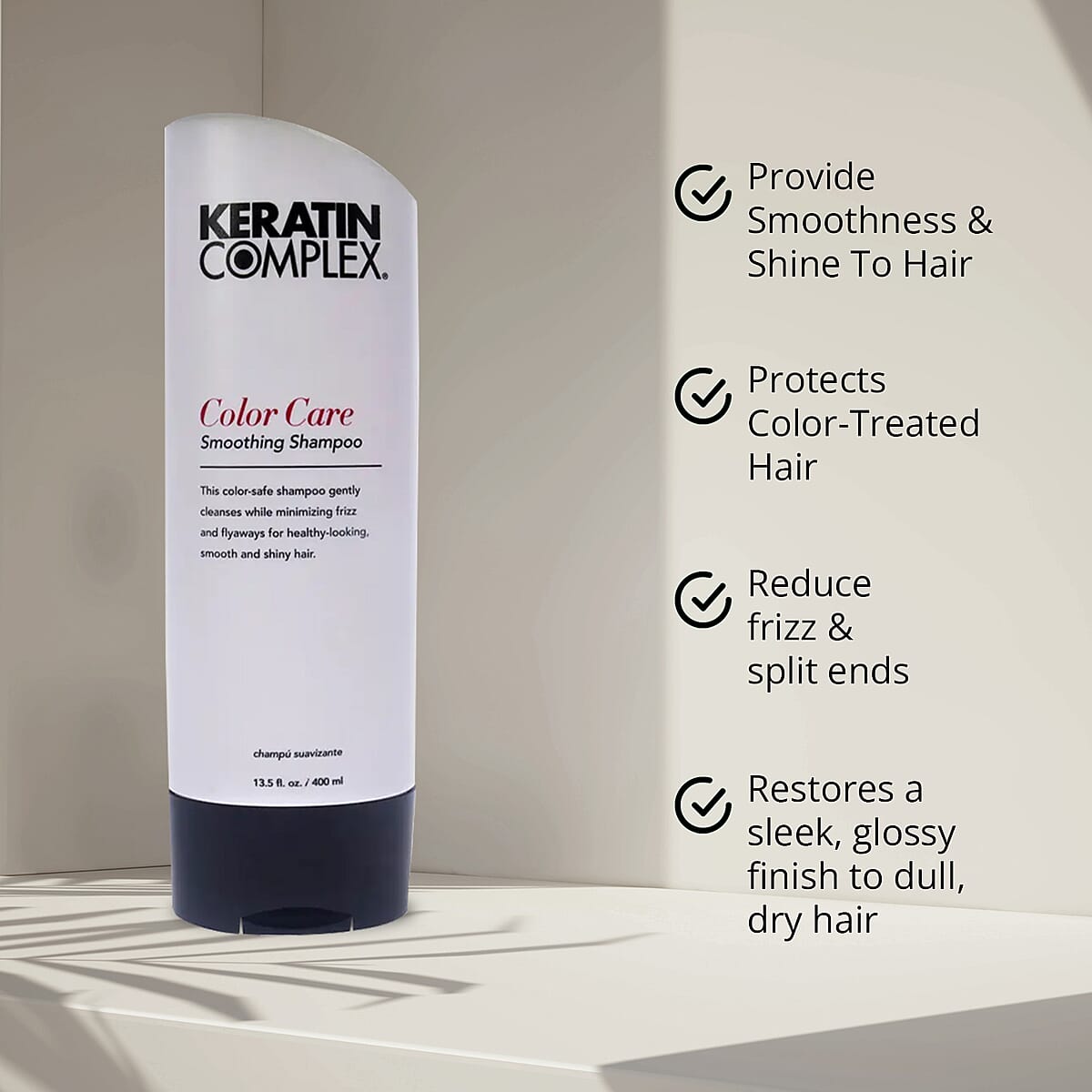 Keratin Color Care Smoothing Shampoo by Keratin Complex - 13.5 oz image number 3