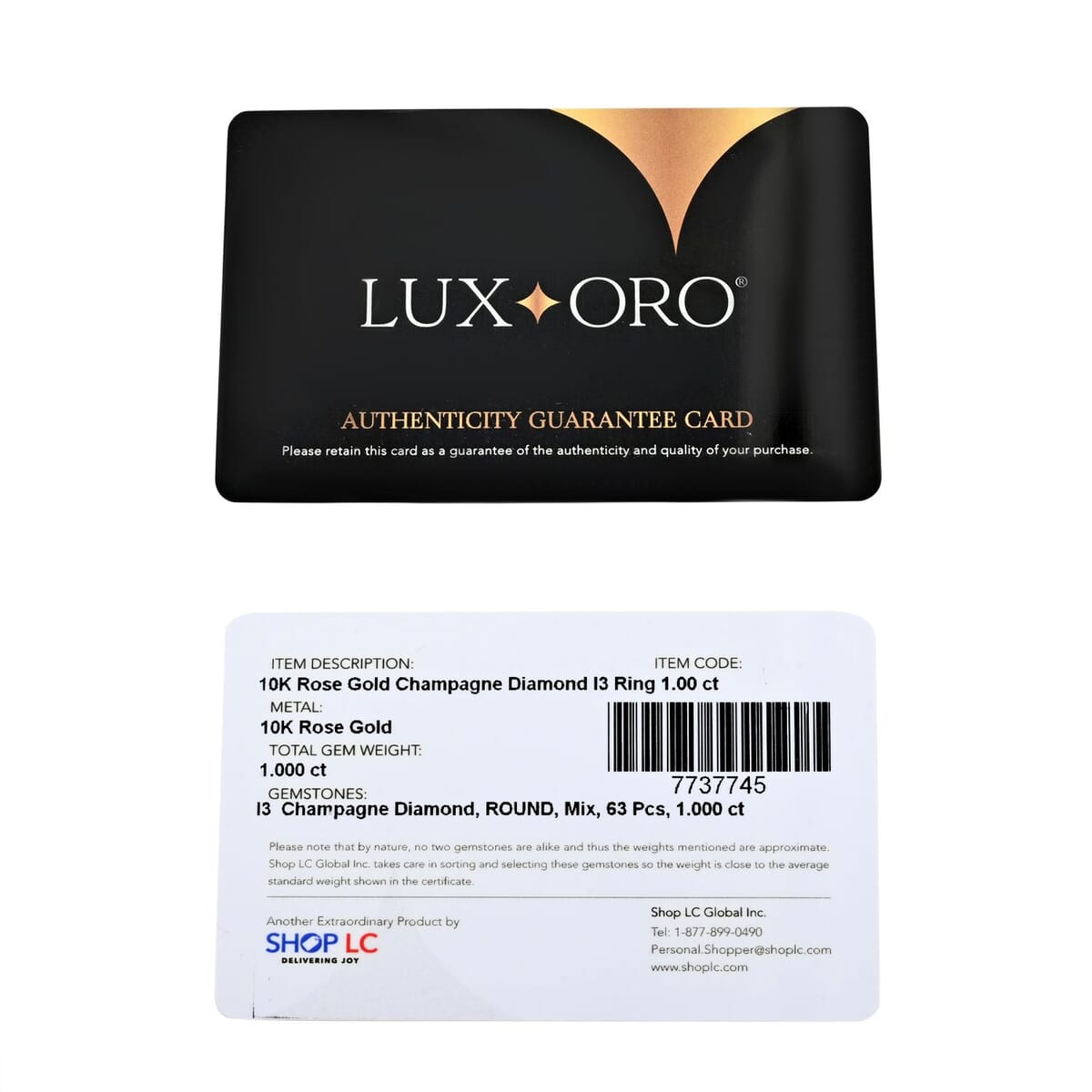 Luxoro 10K Rose Gold Natural Champagne Diamond Double Halo Ring (Size 8.0) 1.00 ctw image number 6
