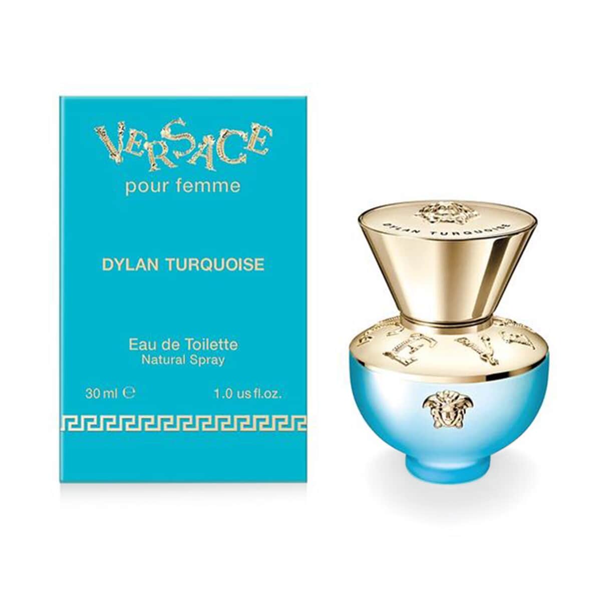 Versace Dylan Turquoise Eau De Toilette Fragrance 1oz image number 0