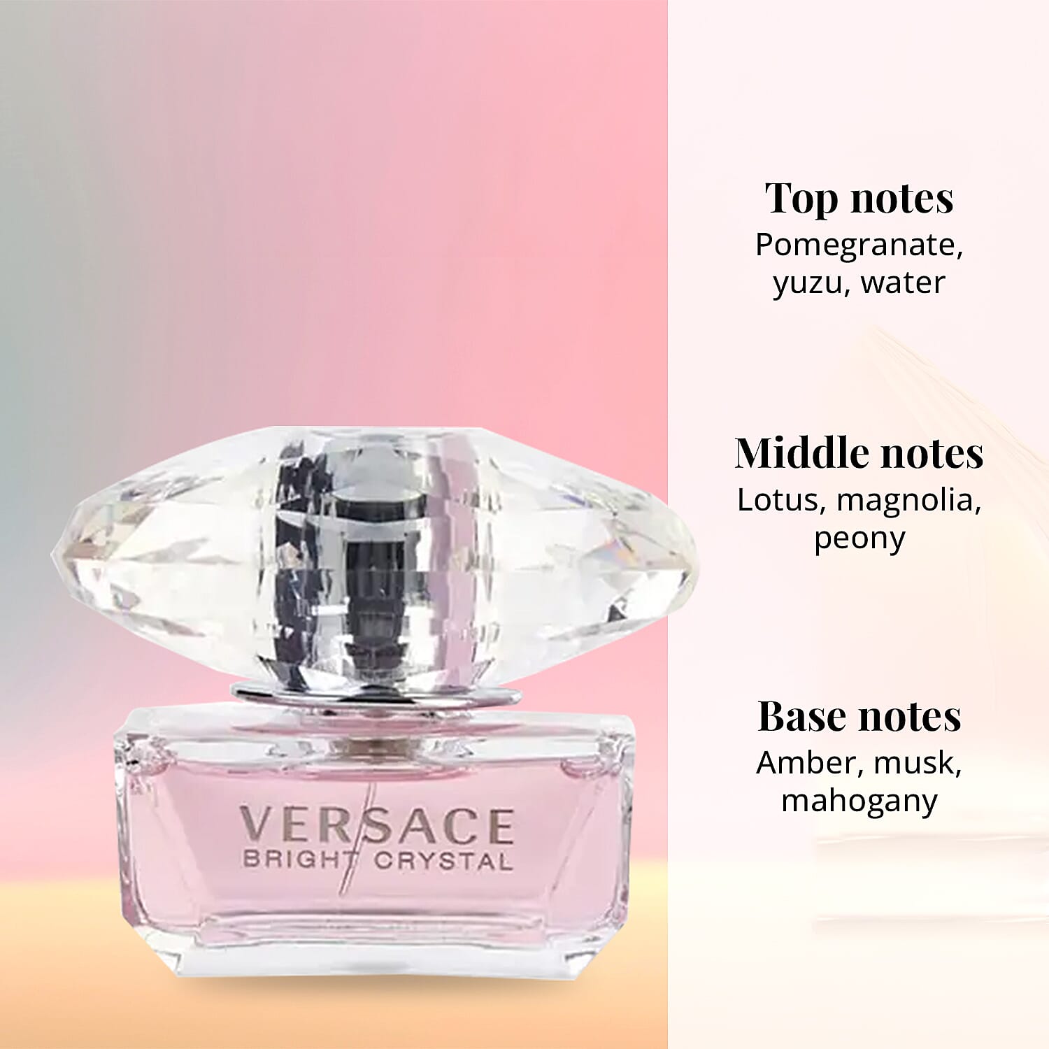 VERSACE Bright Crystal Eau De Toilette 1.7oz