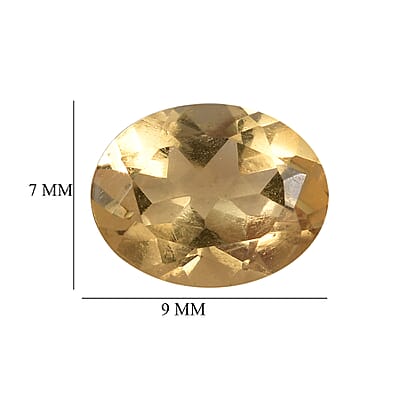 Brazilian Citrine (Ovl 9x7 mm) 3.15 ctw Loose Gemstone
