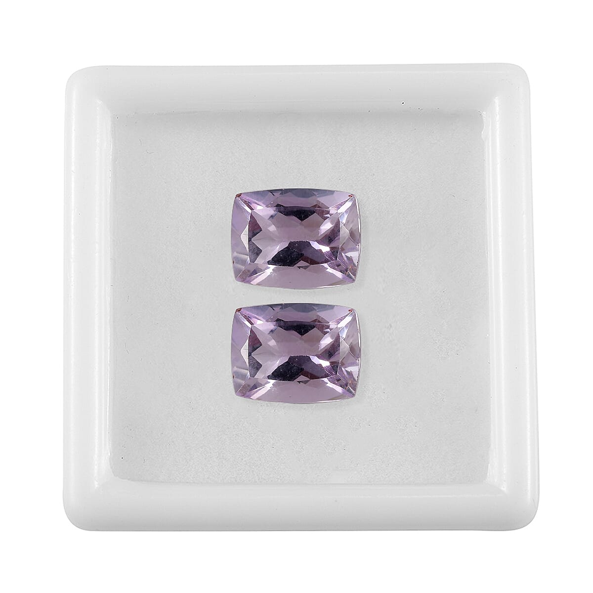 Rose De France Amethyst (Cush 9x7 mm) 3.47 ctw Loose Gemstone image number 2
