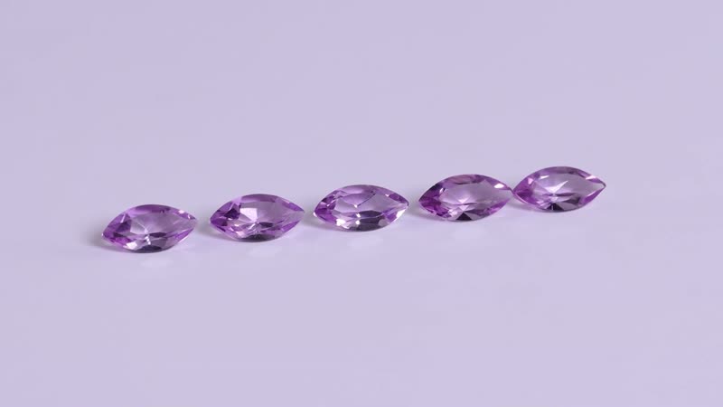 Rose De France Amethyst (Mrq 8x4 mm) 2.50 ctw Loose Gemstone