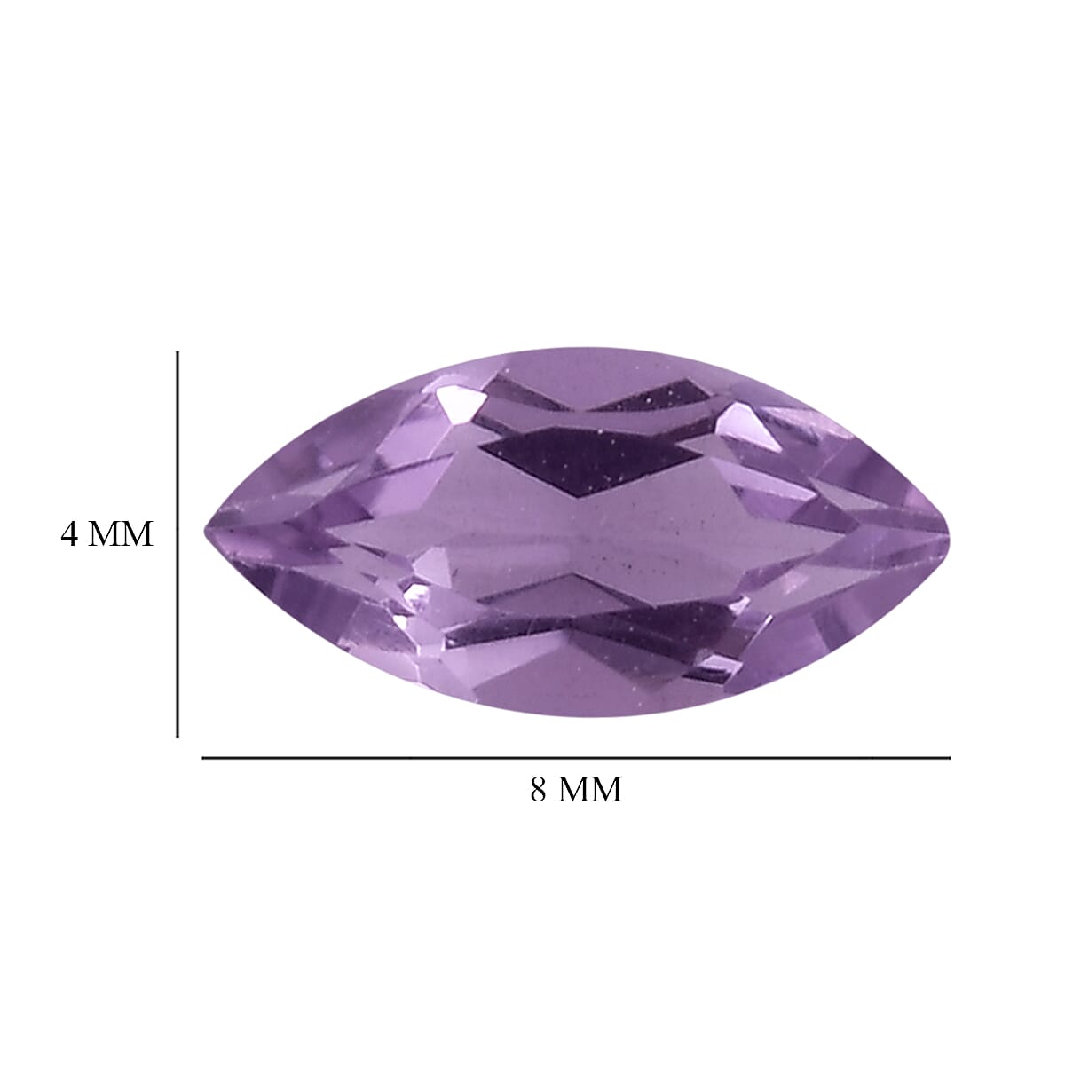 Rose De France Amethyst (Mrq 8x4 mm) 2.50 ctw Loose Gemstone