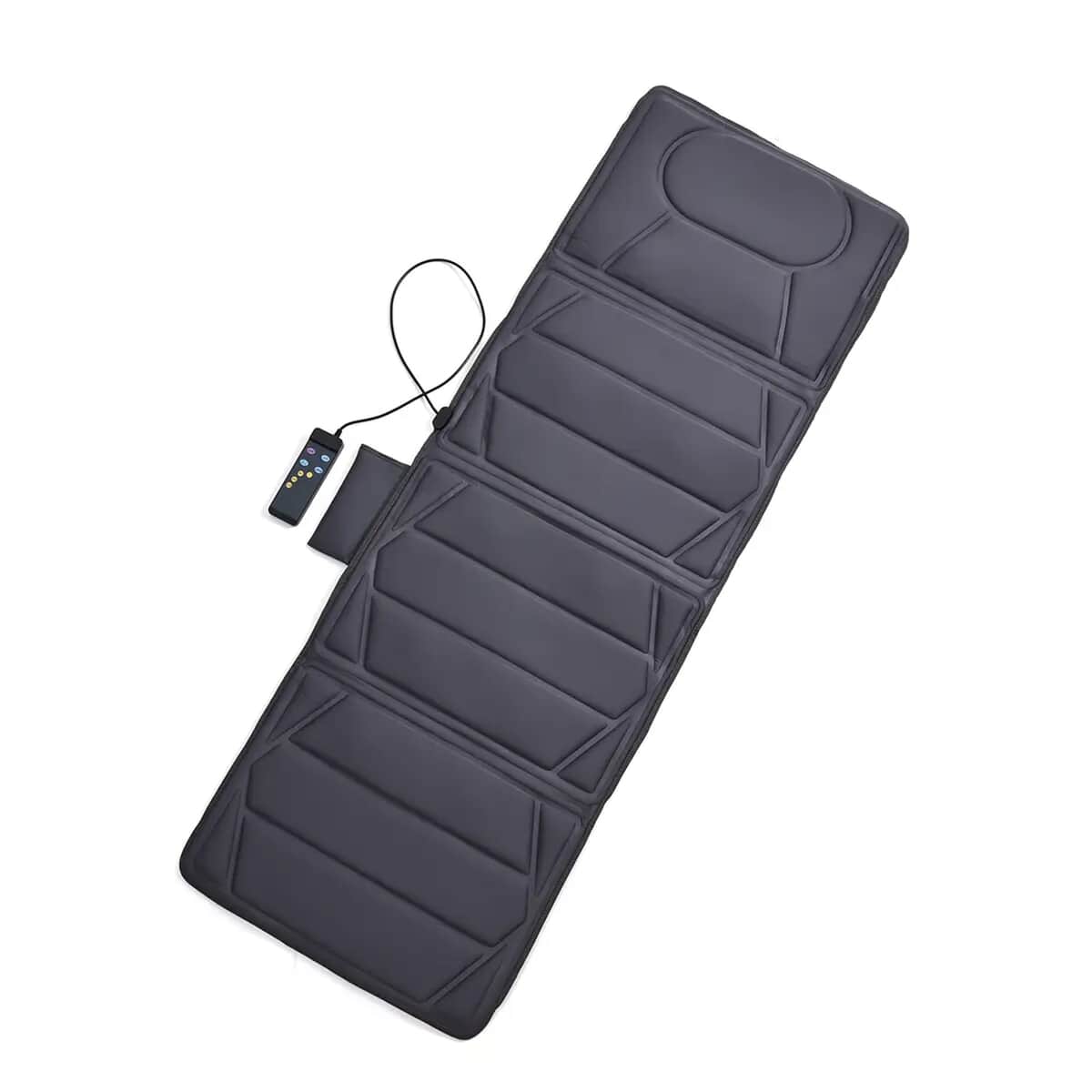 Gray Full Body Heat Massage Mat with 10 Vibration Motors image number 0