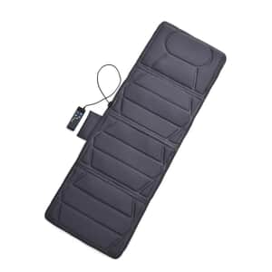 Gray Full Body Heat Massage Mat with 10 Vibration Motors