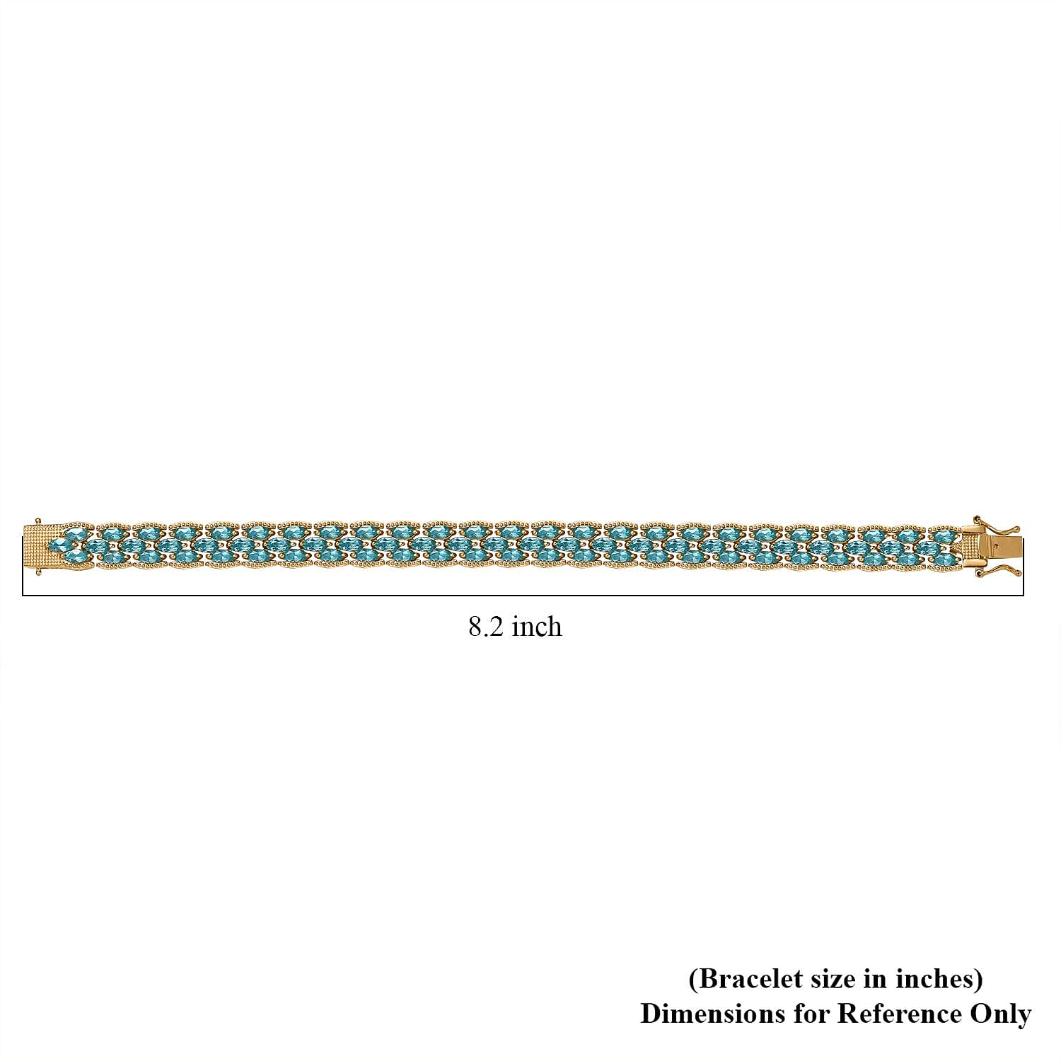 Blue Apatite / 8 Inches - Product card gallery slide 4 (9432102076671)