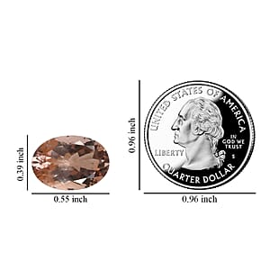 Doorbuster Certified & Appraised AAAA Marropino Morganite (Ovl 14x10 mm) 5.00 ctw