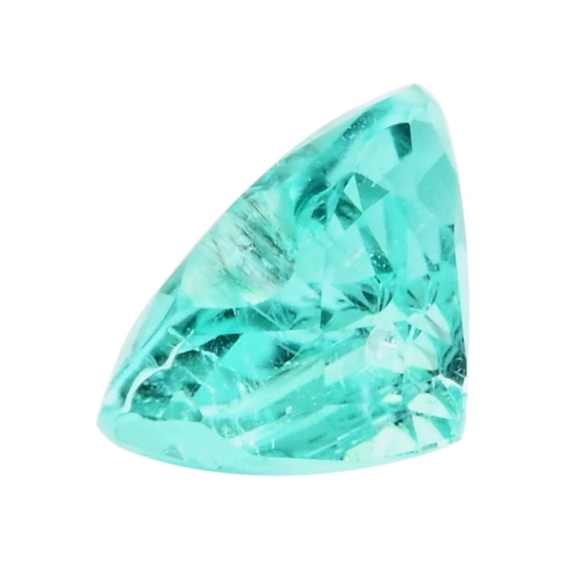Certified & Appraised AAAA Paraiba Tourmaline (Hrt Free Size) 0.50 ctw image number 1