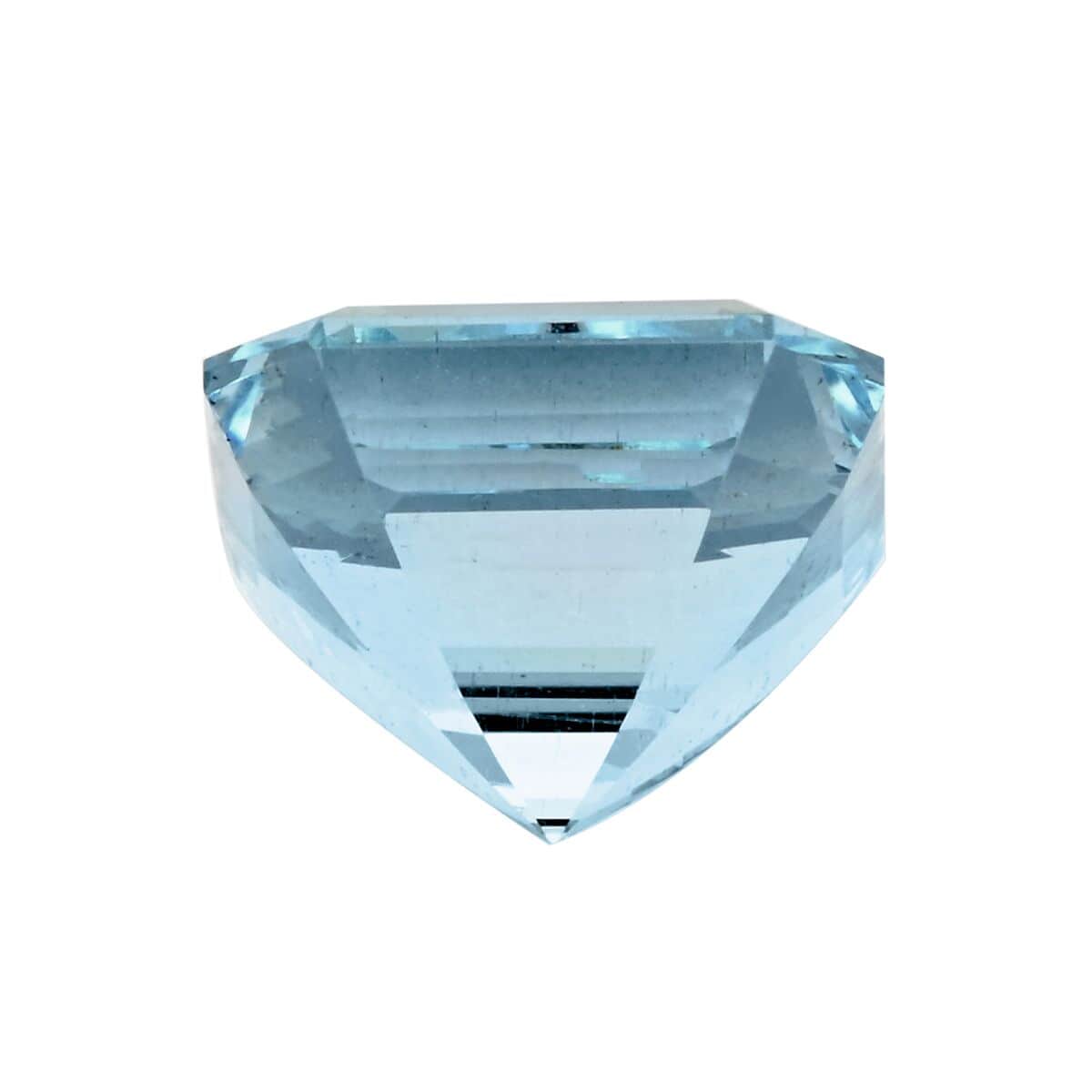 Certified & Appraised Asscher Cut AAAA Santa Maria Aquamarine (Sqr Free Size) 6.00 ctw image number 2